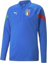 NWT men’s medium Puma Italia/Italy FIGC 1/4 zip Training top/jacket 767063 - £39.25 GBP