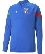 NWT men’s medium Puma Italia/Italy FIGC 1/4 zip Training top/jacket 767063 - $52.24