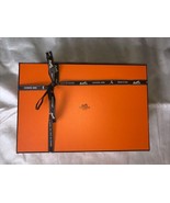 Hermes box for shoes rectangle medium with ribbon empty orange 070 - $33.76 CAD