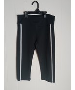 Fabletics Activewear Leggings Womens Size XS Black Pull On Cropped - $225.98 MXN