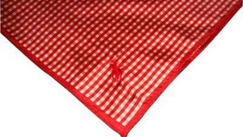 Vintage Polo Ralph Lauren Red &amp; White Check Silk Pocket Square Pony Ride... - £21.64 GBP