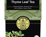 Buddha Teas Organic Thyme Leaf Tea - OU Kosher, USDA Organic, CCOF Organ... - £13.53 GBP