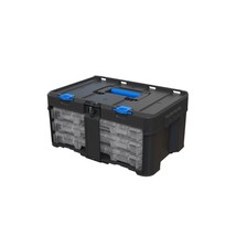 3 Case Parts And Tool Box Organizer Black - $107.90