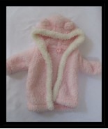 OG Doll Pink Fluffy Robe with Bear Ears Fits 18&quot; Doll - $20.15 CAD