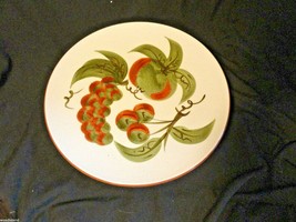 Stangl  Pottery Orchard Song Dinner Plate Fruits White Green MCM Single Plate - £6.38 GBP