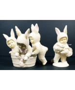 Snowbunnies DEPT 56 Rub-A-Dub-Dub 1995 and I&#39;ll Love You Forever 1995 NWOT - $692.45 MXN
