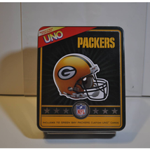 Green Bay Packers Uno Game in Collectible Tin - £19.72 GBP