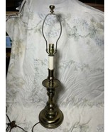  STIFFEL Mid Century Heavy Brass 3 Way base Table Lamp Excellent 31&quot; can... - $2,660.86 MXN