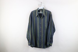 Vintage 90s Streetwear Mens XL Distressed Single Needle Flannel Button S... - $29.65