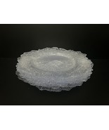 Set of 8 Clear Ice Plastic Charger Plates Dish Set NWT New 12 X 12” - $464.09 MXN