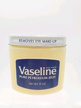 Vintage Vaseline PURE PETROLEUM JELLY Plastic Jars BLUE SEAL Metal Lid - $534.03 MXN