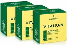 3x Rene Furterer Vitalfan Progressive 30caps Hair Loss Treatment 3x 30  ... - $39.59