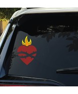 Sacred Heart Sticker, Sacred Heart Decal, Faith Car Sticker, Catholic Ca... - $14.00