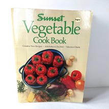 Vegetable CookBook by Sunset Books - Healthy Recipes and Food Prep Vtg 1983 PB  - $11.87