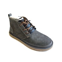 UGG Mens Size 8 Neumel Natural Sheepskin Lace Up Ankle Chukka Boots 1020369 Gray - £66.97 GBP