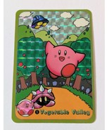 1993 Bandai Carddass Card Kirby&#39;S Dream Land 01 Vegetable Valley Holo - $84.00