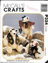 McCall&#39;s Crafts P324 Snow Bearies - $5.82