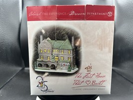 Dept 56 The First House That Love Built Classic ornament 25th Anniversary MIB - £20.58 GBP