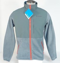 Columbia Loganville Trail 2.0 Gray Full Zip Fleece Jacket Mens NWT - £79.48 GBP