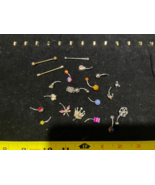 Body Piercing Tongue/Nipple Rings Bars 20PC - €9,75 EUR