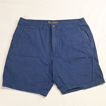 American Eagle 34 x 8&quot; Navy Blue Polka Dot Prep Fit Thighs Out Chino Shorts - $14.99