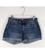 Old Navy Womens Jeans Shorts Semi Fitted Size 2 Cotton Blend Blue - £11.33 GBP