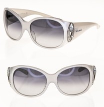 BVLGARI BV8017B Silver Glitter Crystal Jewel Special Oversized Sunglasses 8017 - £442.15 GBP