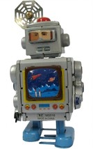 SHAN MS518 Collectible Tin Toy - Robot Silver - £27.47 GBP