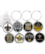New Orleans Saints Football decor party theme wine charms markers 8 part... - €9,26 EUR
