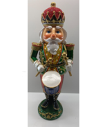 Pacific Rim Embellished Ornate 13.5 Soldier Guard Drummer Santa Figural ... - $148.49