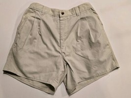 Men&#39;s Puritans Khaki Button-Elastic Shorts Size 32 - $21.22 CAD