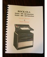 Rock-ola 459/460 Jukebox Service &amp; Parts Manual - $37.61