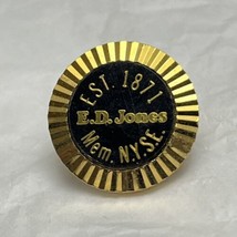 ED Jones Member NYSE Corporation Company Advertisement Lapel Hat Pin - £4.54 GBP