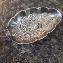 Silverplate Serving Spoon  clover  flower rosebud 8” EPNS England EPNS - £6.76 GBP