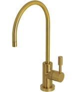 Brushed Brass Single Handle Water Filtration Faucet By Kingston Brass Ks... - $107.00 CAD