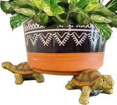 Set Of 3 Poly Resin Pot Ft. Or Planter Risers By Lily&#39;S Home (Turtle) Improve - £36.03 GBP
