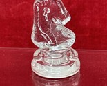 Clear Glass KNIGHT Chess Piece from Limited Edition Pavilion Game - £5.53 GBP