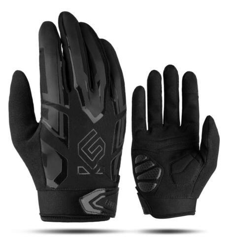 Motorcycle Gloves  Sz Large Gel Padded Full Finger Antiskid Touch Cool C... - $9.27