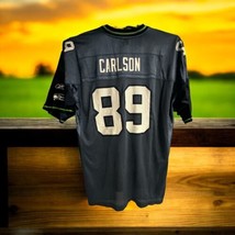 Vintage Seattle Seahawks Jersey John Carlson 89 Reebok Blue NFL Mens XL - $44.22