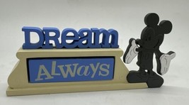 Hallmark Mickey Mouse Disney Desk Resin Figurine Dream BIG ALWAYS HAPPIL... - $14.84