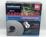 Binrova 50ft 304 Stainless Steel Light Weight Metal Garden Hose- Damaged... - £39.81 GBP