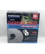 Binrova 50ft 304 Stainless Steel Light Weight Metal Garden Hose- Damaged... - £39.30 GBP