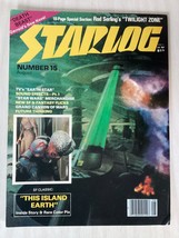 Starlog #15 - August 1978 - Twilight Zone, Rod Serling, This Island Earth &amp; More - £3.91 GBP