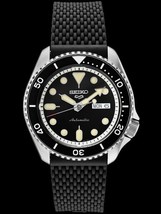 Seiko SRPD95 5 Sport Black Finish Watch (Warranty &amp; Fedex 2 Day) - £221.58 GBP