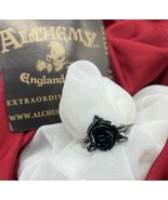 Alchemy Gothic R237 Token of Love Ring Black Rose England MOST SIZES IN ... - £18.92 GBP