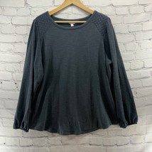 Lauren Conrad Sweatshirt Pullover Dark Gray Womens Sz XXL Casual - £14.20 GBP