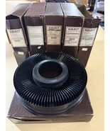 Vintage GAF Sawyers Rotary 100 Slide Tray Carousel w/ Boxes Lot of 3 all... - $26.73