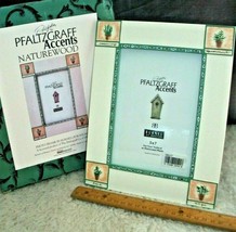 Pfaltzgraff Picture Frame For A 5 x 7 Photo Hand Painted Naturewood Spic... - $14.84