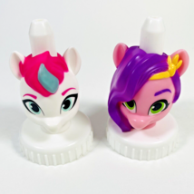 Good 2 Grow My Little Pony Juice Toppers Lot Of 2 Ponies Pink Purple Hasbro - £7.56 GBP