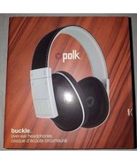 Polk Audio Buckle Headphones - Black/Silver - 3 button control, Micropho... - $171.38